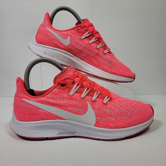 Nike Air Women's Zoom Pegasus Laser Crimson Red Running Shoes Sz 7 AQ2210-601 - Picture 5 of 9